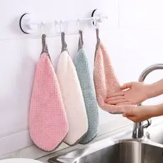 10 pcs Toalhas de Prato Macias Reutilizáveis Absorventes para Uso Doméstico como Limpeza