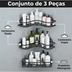 1/2/3/4 Prateleira Suportes De Banheiro Para Parede Cozinha Com Alto Adesivos Porta Shampoo Rack