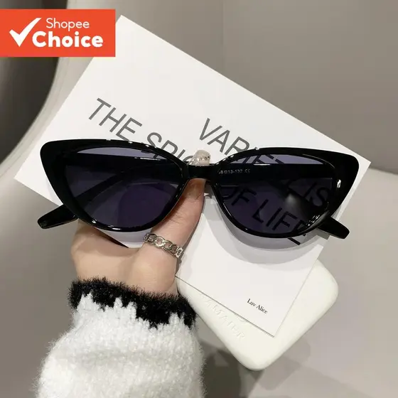 Óculos De Sol Y2K Hip-Hop Cat Eye – Retro UV400 Mirror Shades Para Mulheres E Homens