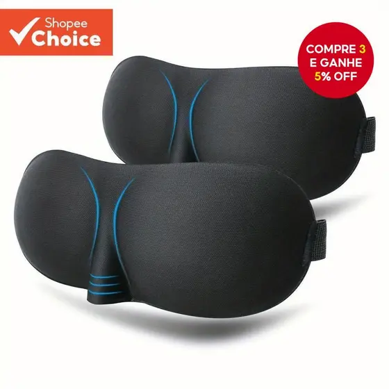 Máscara De Dormir Com Contorno-Capa Blackout Macia Para Viagens , Cochilos , Meditação , Homens E Mulheres ​ 3D 3D