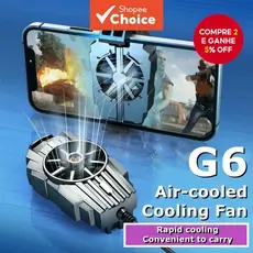 G6 Clipe Refrigerador De Telefone Móvel Turbo Silencioso Suporte De Almofada De Jogo Resfriamento Mudo Para iPhone Xiaom