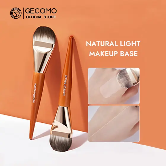 Pincel De Base Para Língua Ultrafina E Larga GECOMO-Cabelo Macio , Sem Manchas Pó , Corretivo