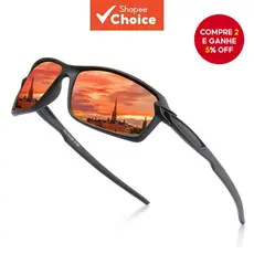 Óculos De Sol Polarizados Masculinos UV400 Quadrados Esportivos Para Dirigir Pesca Unissex Viagem