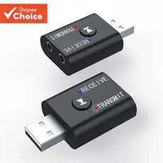 Transmissor Receptor De Áudio Bluetooth 5.0 3.5MM AUX RCA Adaptador Sem Fio USB Para Alto-Falante De Kit De Carro