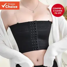 Pasta De Peito Respirável XS-2XL Com Gancho-Pulôver FTM/Trans Para Busto Grande