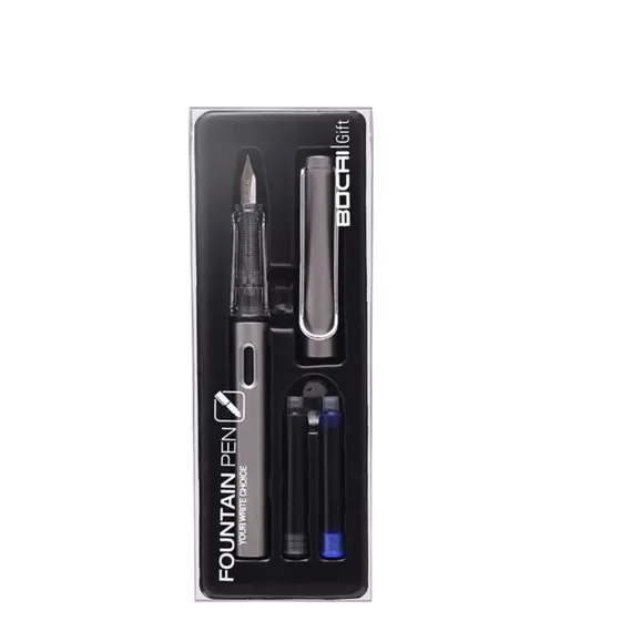 Conjunto De Caneta Tinteiro Escolar , Cartucho De Tinta Substituível De Alta Qualidade , Material De Escritório