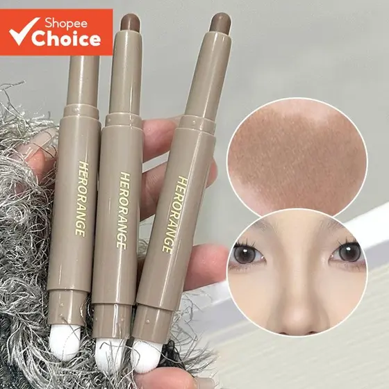 Caneta De Contorno Monocromática Com Ponta De Pincel Para Maquiagem 3d Natural Sombreamento De Nariz