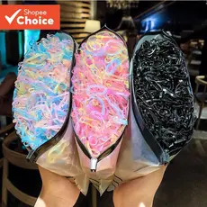 Conjunto De Elásticos Para Cabelo De Bebê – Suportes De Rabo De Cavalo Macios E Sem Puxar Meninas Crianças , Faixas De E