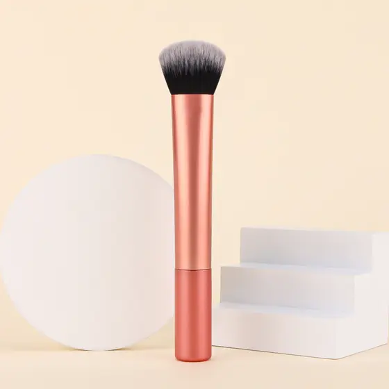 Novo 1Pc Pincel para Blush Pincel de Maquiagem Cerdas Laranja Adequado para Qualquer Tipo de Pele Ferramentas de Beleza