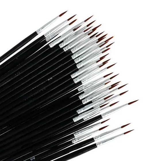 Materiais De Arte De Vinte Peças Caneta De Linha De Gancho Fino Pintada À Mão , Ferramenta De Desenho Pincel De Nylon Pi