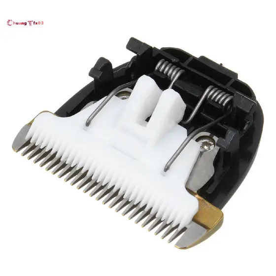 Novo Cabeçote de Corte Cerâmico para Máquina de Aparar Animais com Lâmina de 40mm e 24 Dentes