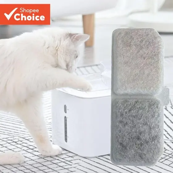 10pcs Substituições De Filtro De Fonte De Água Para Gatos-Filtros Dispensadores Animais De Estimação De 10.5 * 4.5 Cm ,