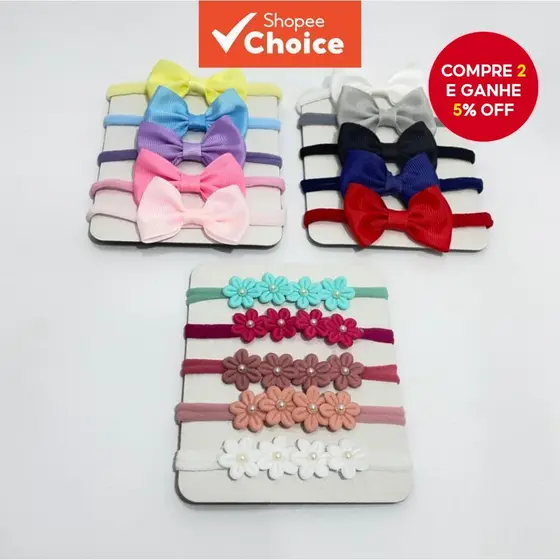 Doce Colorido Fita Bowknot Bandana Para Bebês Meninas Elásticos Laços De Cabelo Infantil Crianças Acessórios O Presentes