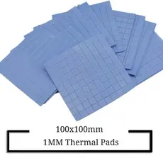 Almofada Térmica De Silicone GPU 1mm * 100 * 100mm Para Laptop IC VGA Cartão CPU Cooler