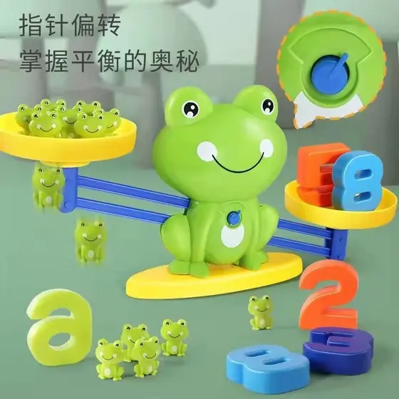 Novo Brinquedo De Equilíbrio De Sapo Digital - Educacional, Ideal Para Ensinar Adição E Subtração Às crianças