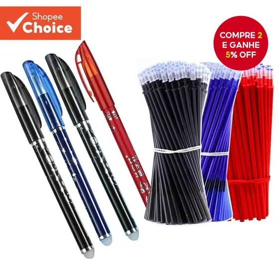 Canetas De Gel Apagáveis Kawaii 26 Unidades-Tinta À Prova D'água De 0.35 Mm Para Escola , Escritório , Materiais De Escr