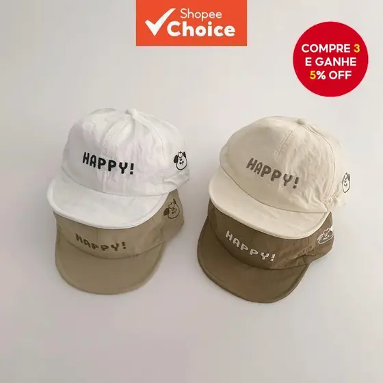 Primavera Verão Boné De Bebê Para Meninas Meninos Carta Beisebol Algodão Macio Criança Snapback Ajustável Crianças Chapé