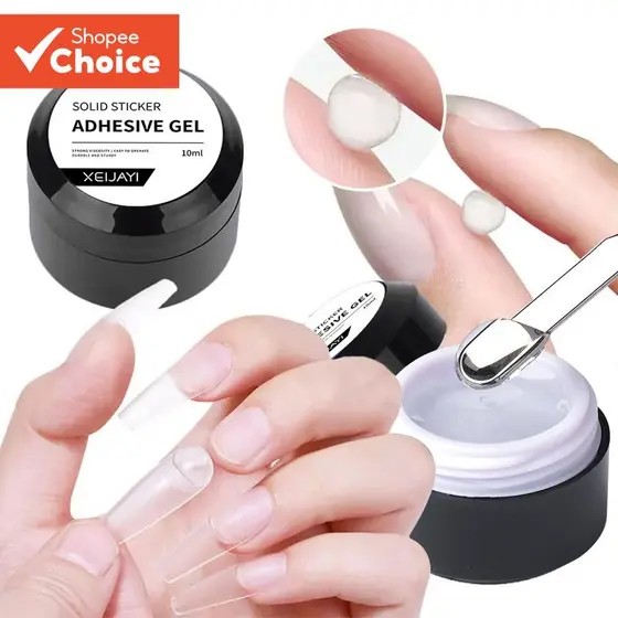 10ml Pontas De Unhas Sólidas Gel Cola Adesiva UV Arte Do Prego Forte Colagem Acrílica De Secagem Rápida