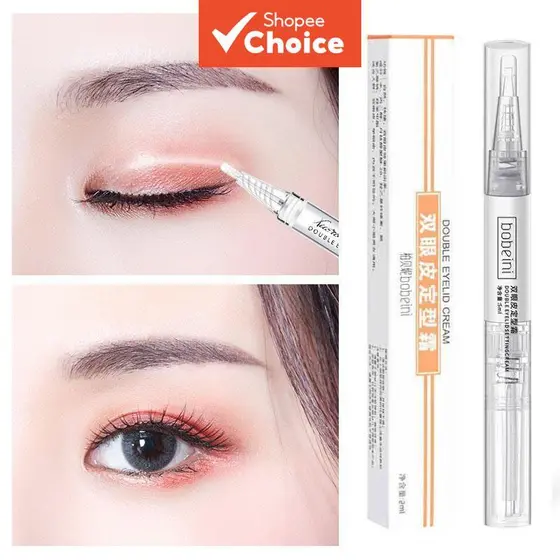 Cola Creme para Pálpebra Dupla Invisível - Creme Modelador Transparente, Não Grudento para Olhos Grandes Naturais