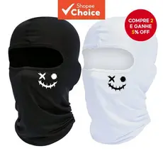 Balaclava Esportes Ao Ar Livre Equitação Sorridente Impressão Máscara Facial Velocidade Proteção Solar Malha Respirável