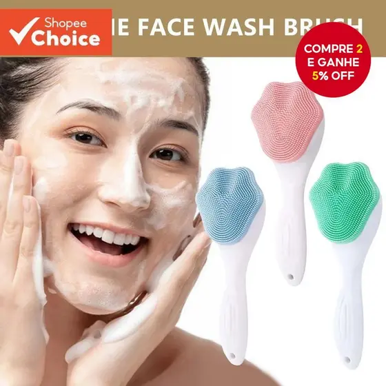 1PC Cat Claw Shape Escova De Limpeza Facial Manual Suave E Macia Esfoliante De Silicone