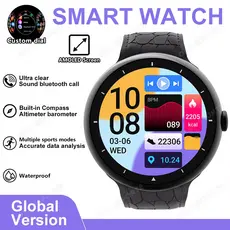 Novo Relógio Inteligente Masculino com Tela AMOLED de Toque Completo, Múltiplos Modos Esportivos, Monitoramento de Sono