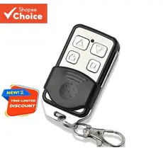 Sem Fio RF Controle Remoto Universal 4 Botões Abridor De Porta De Garagem Elétrica 433MHZ