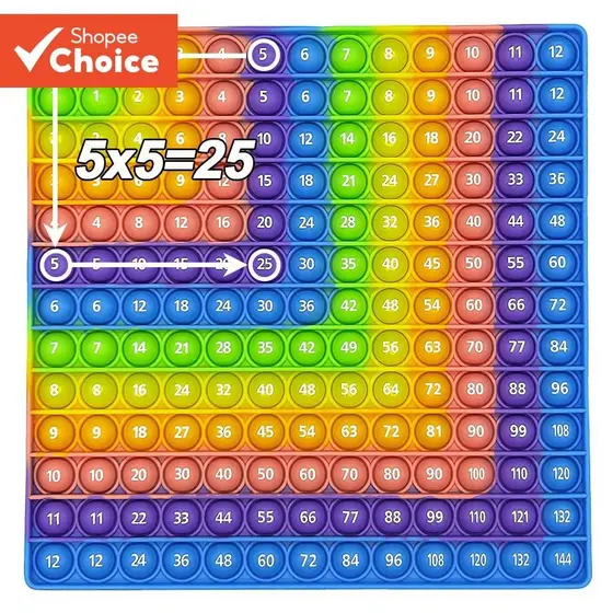 Matemática Aprendendo 12x12 Jogos De Tabuleiro De Gráfico De Multiplicação , Manipulativos Matemáticos Atividade Interat