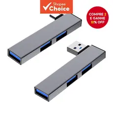 Tipo C Para USB HUB 3 Portas Multi Splitter Adaptador OTG Macbook Laptop PC Acessórios De Computador
