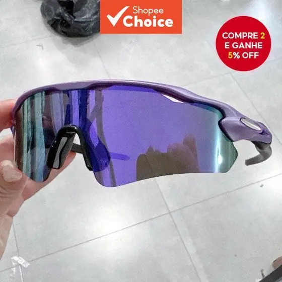Óculos de Equitação Unissex Preto Espelhado Proteção UV Polarizada para Esportes ao Ar Livre e Ciclismo