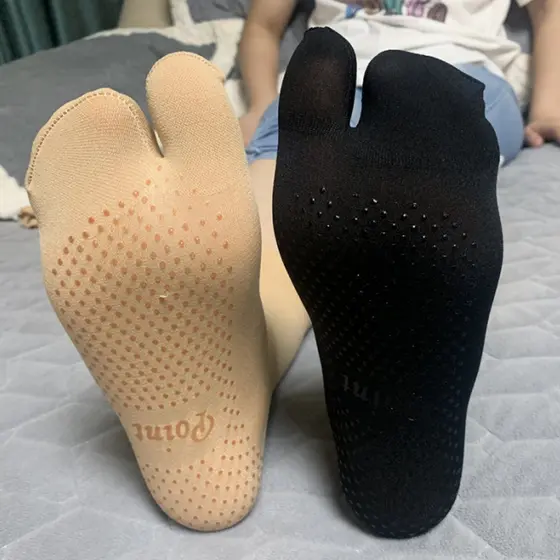 Meias Japonesas De Dedo Dividido – Antiderrapantes De Algodão Respirável Para Sandálias E Tamancos | Flip-Flop De Verão 