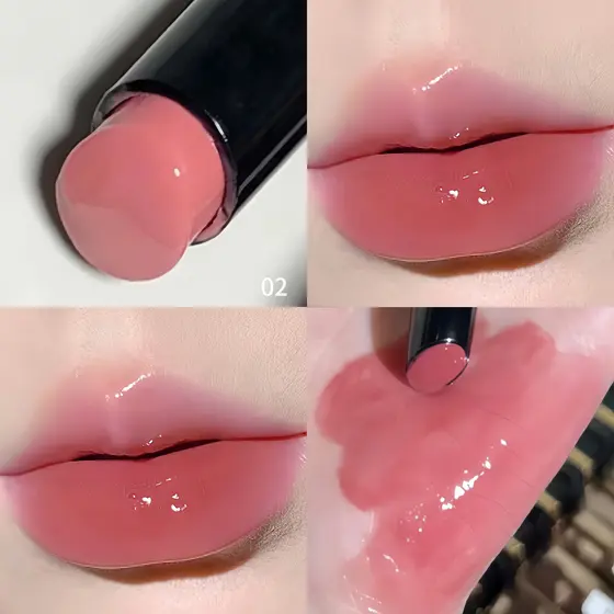 Novo batom espelho coreano, hidratante e não desbotável, não gruda no copo, gloss labial acessível.