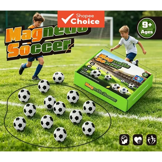 Brinquedos de Quebra-Cabeça Magnético de Futebol, Jogo de Teaser Cerebral, Brinquedos de Mesa para Treinamento de