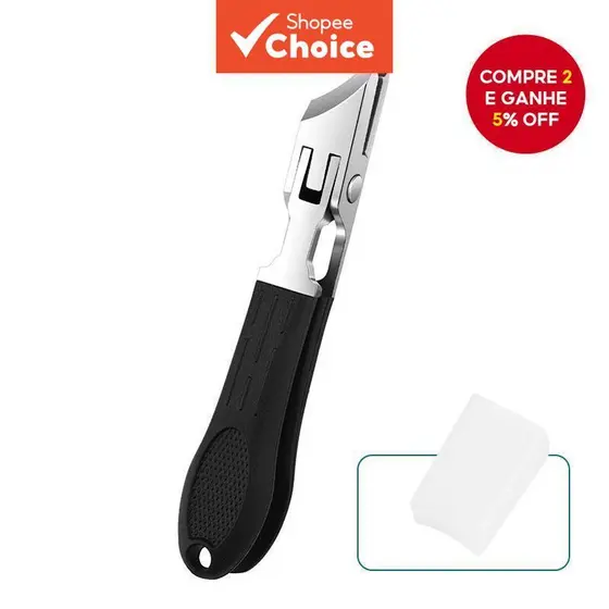Cortador de Unha Encravada ou Grossa para Unhas Grossas - Alicate Profissional de Podologia com Ponta de Aço Inox Ultra