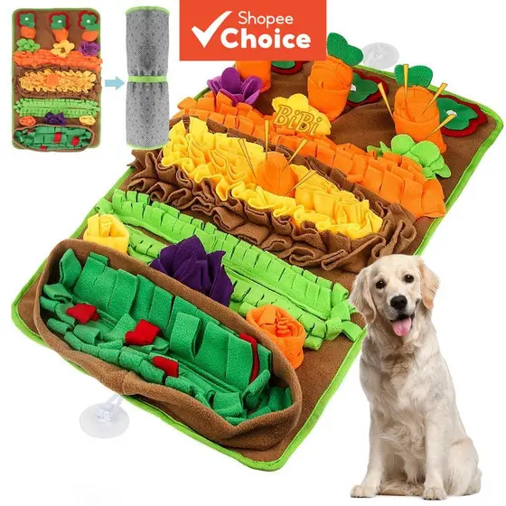 Tapete Grande Para Animais De Estimação , Brinquedo Interativo De Quebra-Cabeça De Forrageamento , Lavável , Antiderrapa