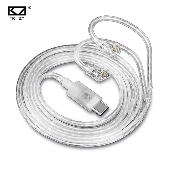 KZ Original Tipo C Para Fone De Ouvido Conector Cabo De Atualização Fio De Fones Rodízio ZS10 PRO 2