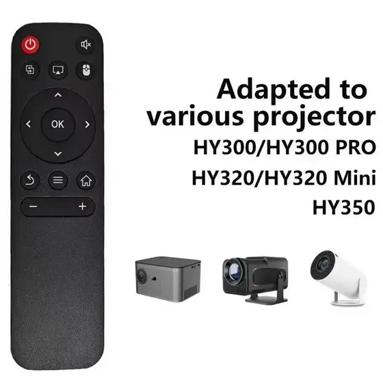 Projetor Inteligente Controle Remoto Para HY300 HY320 Android TV Box Controlador Sem Fio Substituição Fob