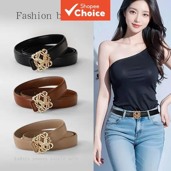 Novo cinto feminino, moda exclusiva, ideal para jeans, saias, versátil, simples e com um toque sofisticado.