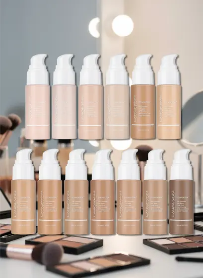 LANGMANNI 1pc Creme de Base Matte Controle de Óleo, À Prova D'Água e de Longa Duração