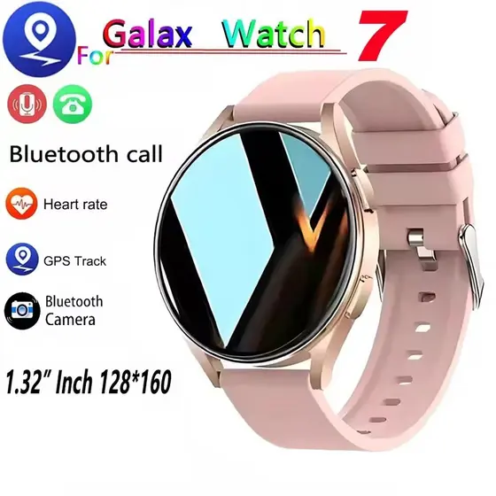 Novas Mulheres Relógio Inteligente 7 Homem Tela Oled Bluetooth Chamadas Monitor De Saúde Feminino SmartWatch