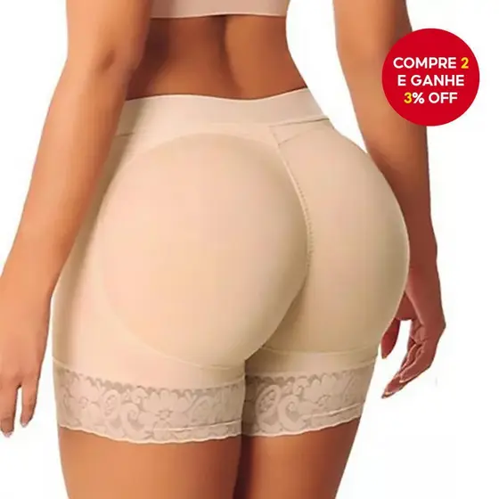 Calcinha Feminina Acolchoada Para Aumentar O Quadril E Modelar Push-up