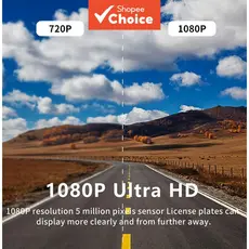 Câmera Veicular Cam Dash 1080p Lente Dupla WiFi com IR, Gravador Frontal e Interno