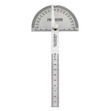 180 ° Régua Transferidora-Medidor De Ângulo De Aço Inoxidável De Precisão Para Geometria , Engenharia E Faça Você Mesmo
