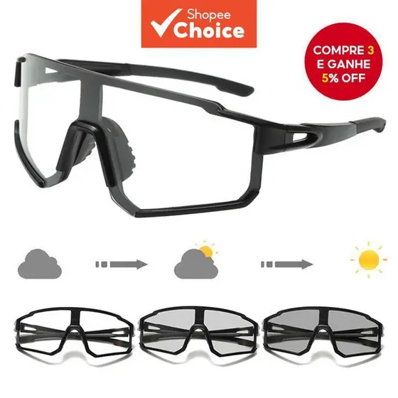 Ao Ar Livre Fotocromático Ciclismo Óculos De Sol Para Homens Mulheres Esportes Correndo Windbreak Bicicleta Tons Uv