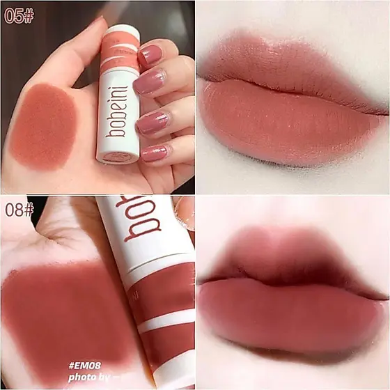 Mousse Aveludado para Lábios - Creme, Desfoque, Longa Duração