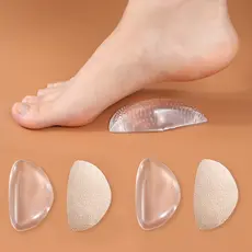 Novos Suportes Arqueados em Gel Reutilizáveis para Homens e Mulheres, Palmilhas para Pés Planos e Alívio da Dor.