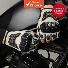 Luvas De Meio Dedo Para Motocicleta , Homens , Verão , Respirável , Resistente Ao Desgaste , Antiderrapante , À Prova De