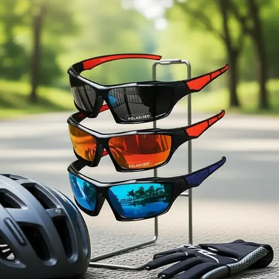 Óculos de Sol Vintage com Proteção UV400 e Antirreflexo para Pesca, Ciclismo, Caminhada, Corrida e Direção