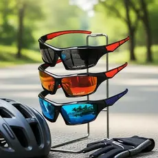 Óculos de Sol Vintage com Proteção UV400 e Antirreflexo para Pesca, Ciclismo, Caminhada, Corrida e Direção