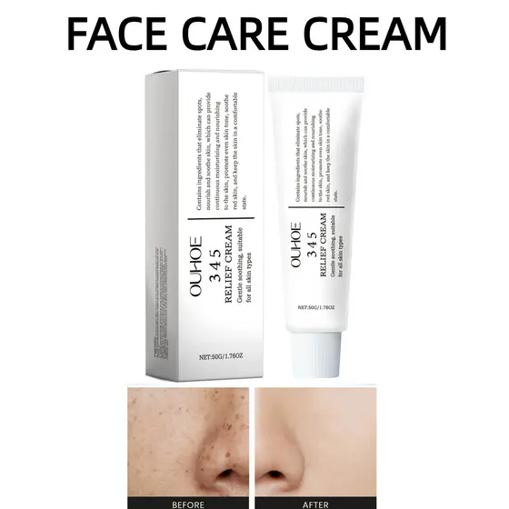 Creme Relife 345, Hidratante Facial Diário Para Pele Escura E Manchas, 50g